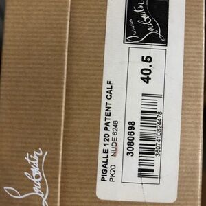 Christian Louboutin Nude Patent Calf Shoes